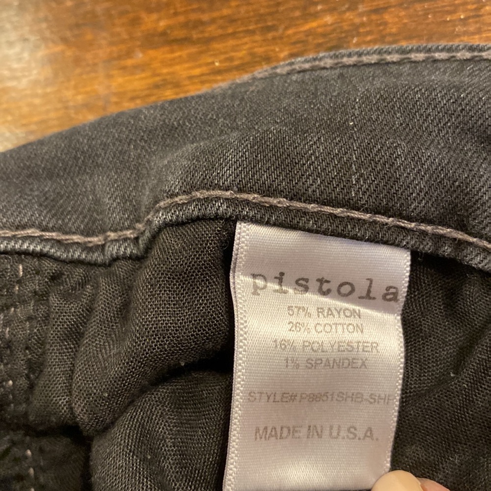 Pistola, 28, dark charcoal denim, made in USA, great condition!  Fall must!! - Picture 8 of 8